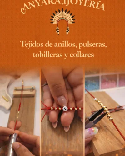 TEJIDOS DE ANILLOS, PULSERAS , TOBILLERAS Y COLLARES