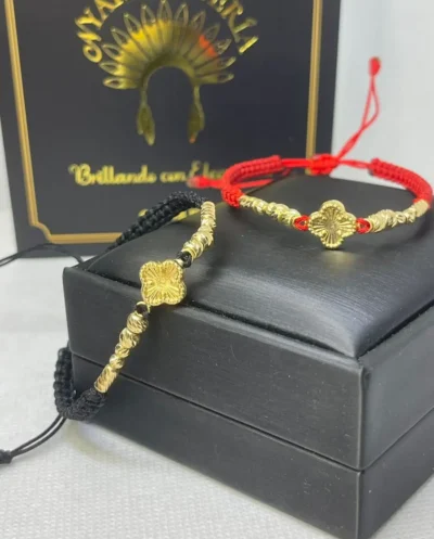PULSERA TRÉBOL PAREJA